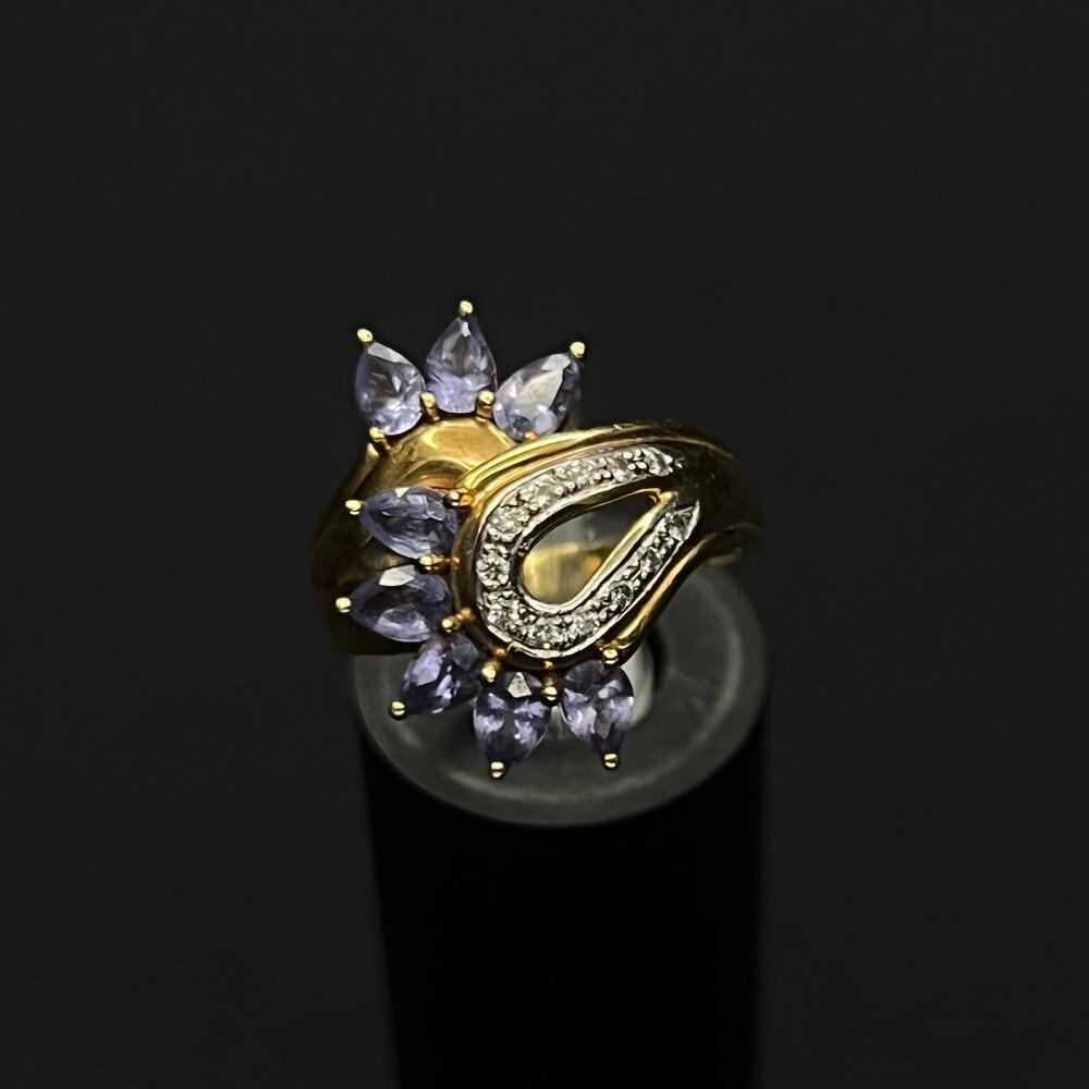 Amethyst Statement Ring - image 1